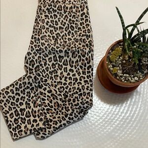 Design Lab Lord & Taylor Animal Print Trousers